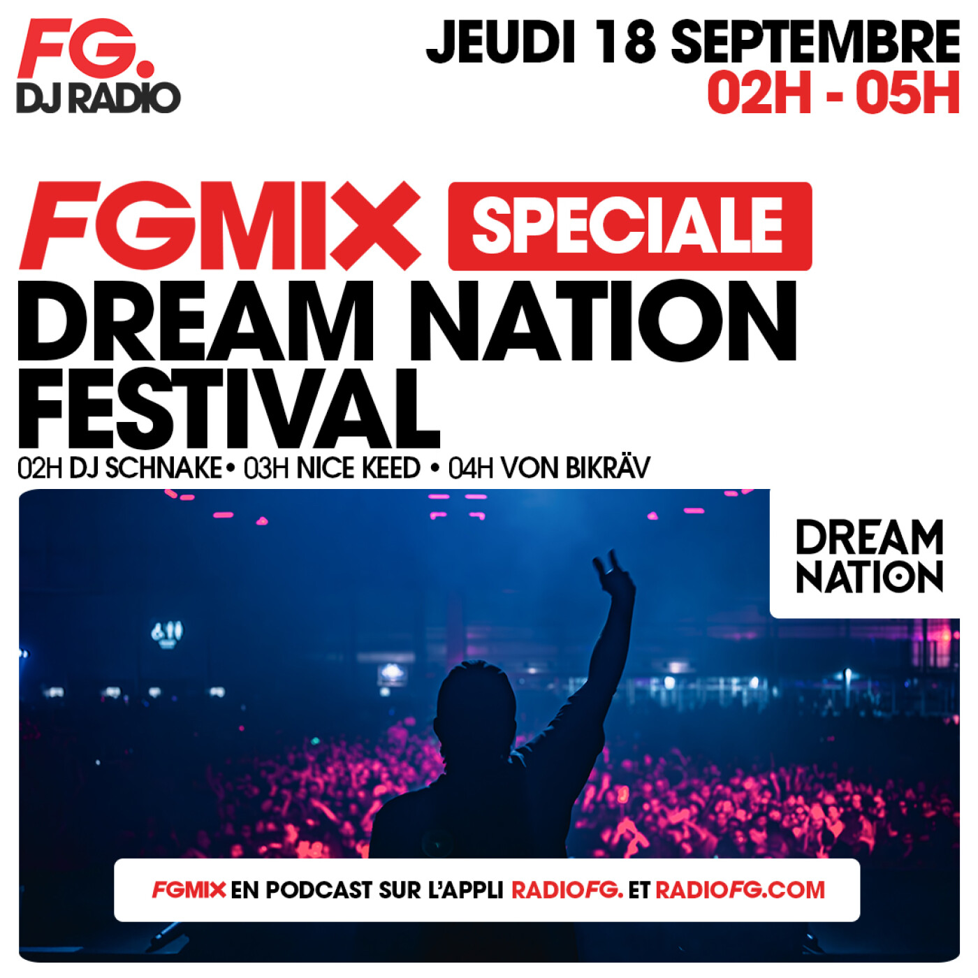 FG MIX SPÉCIAL DREAM NATION : DJ SCHNAKE