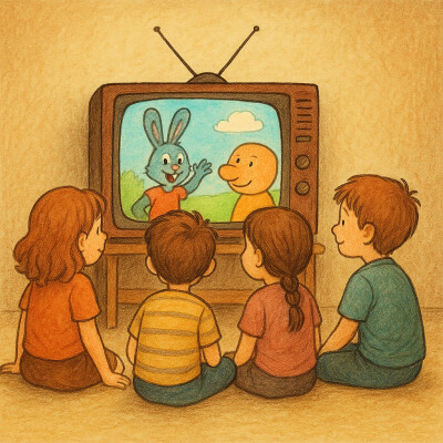 Télé, tartines et dessins animés de notre enfance. cover