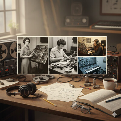 FG MUSIC STORY – 100% FÉMININES ! : LES PIONNIÈRES DE L’ÉLECTRO, LES LABORATOIRES cover