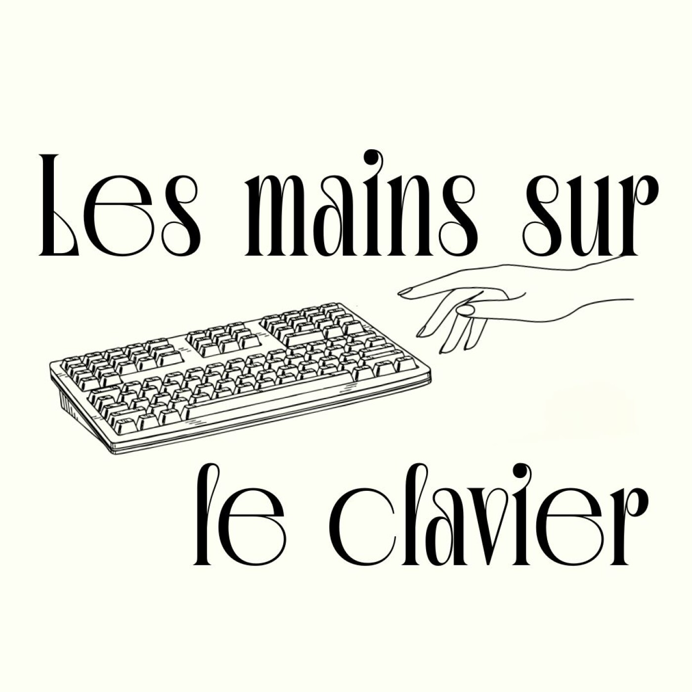 Les mains sur le clavier