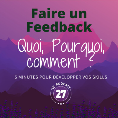 Faire un Feedback cover