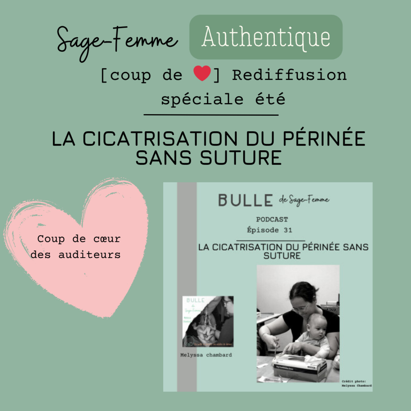 [coup de ❤️] la cicatrisation du périnée sans suture