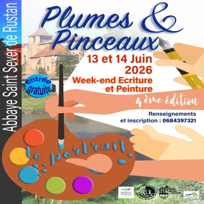 4° Festival Plumes et pinceaux les 13 et 14 juin 2026 à St Sever de Rustan cover