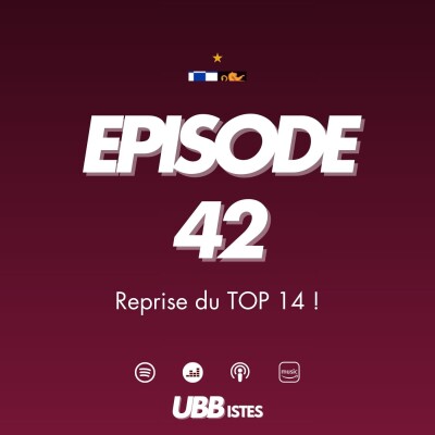 Episode 42 - Reprise du Top 14 ! (avec Quentin Vinet) cover