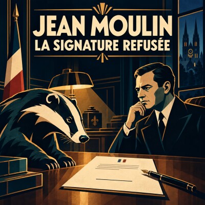 Jean Moulin : le blaireau et la signature refusée cover