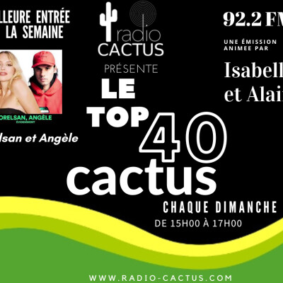Top 40 Cactus du 19 mars 2023. cover