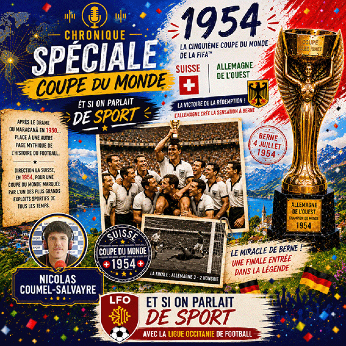Chronique spéciale Coupe du Monde de Football N°5 - 1954 - Suisse episode artwork