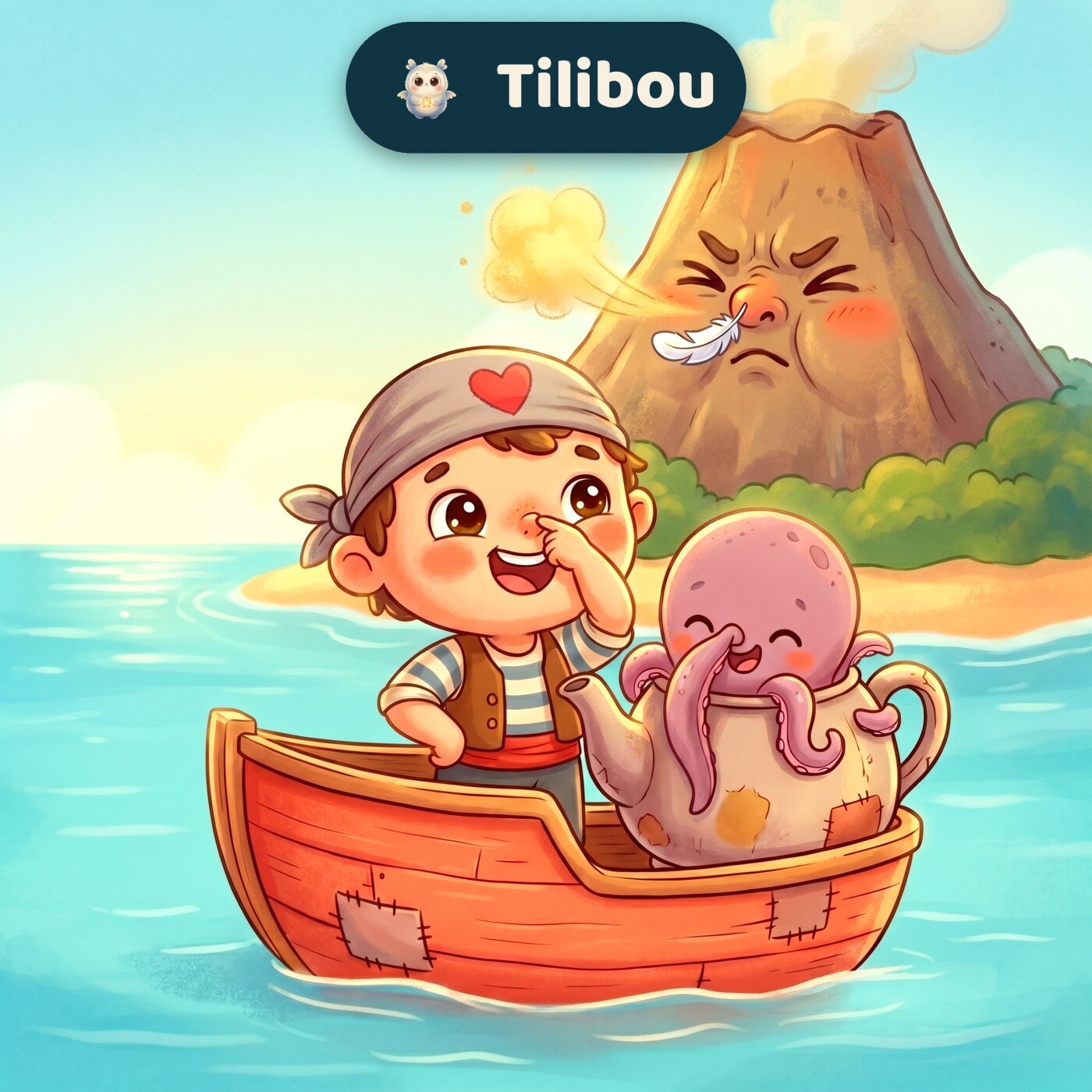 Tom el Pirata · La isla que estornuda · cuento de piratas para niños · cosquillas · cuento para irse a dormir