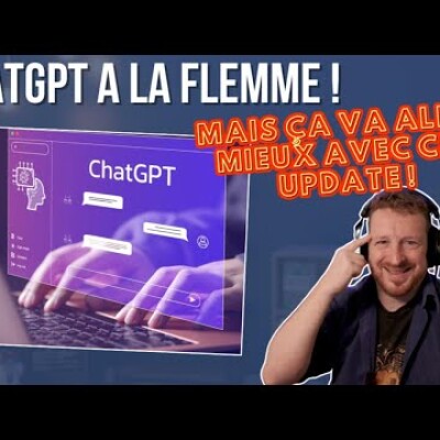ChatGPT a la flemme ! : Mais ça va aller mieux avec cet update ! cover