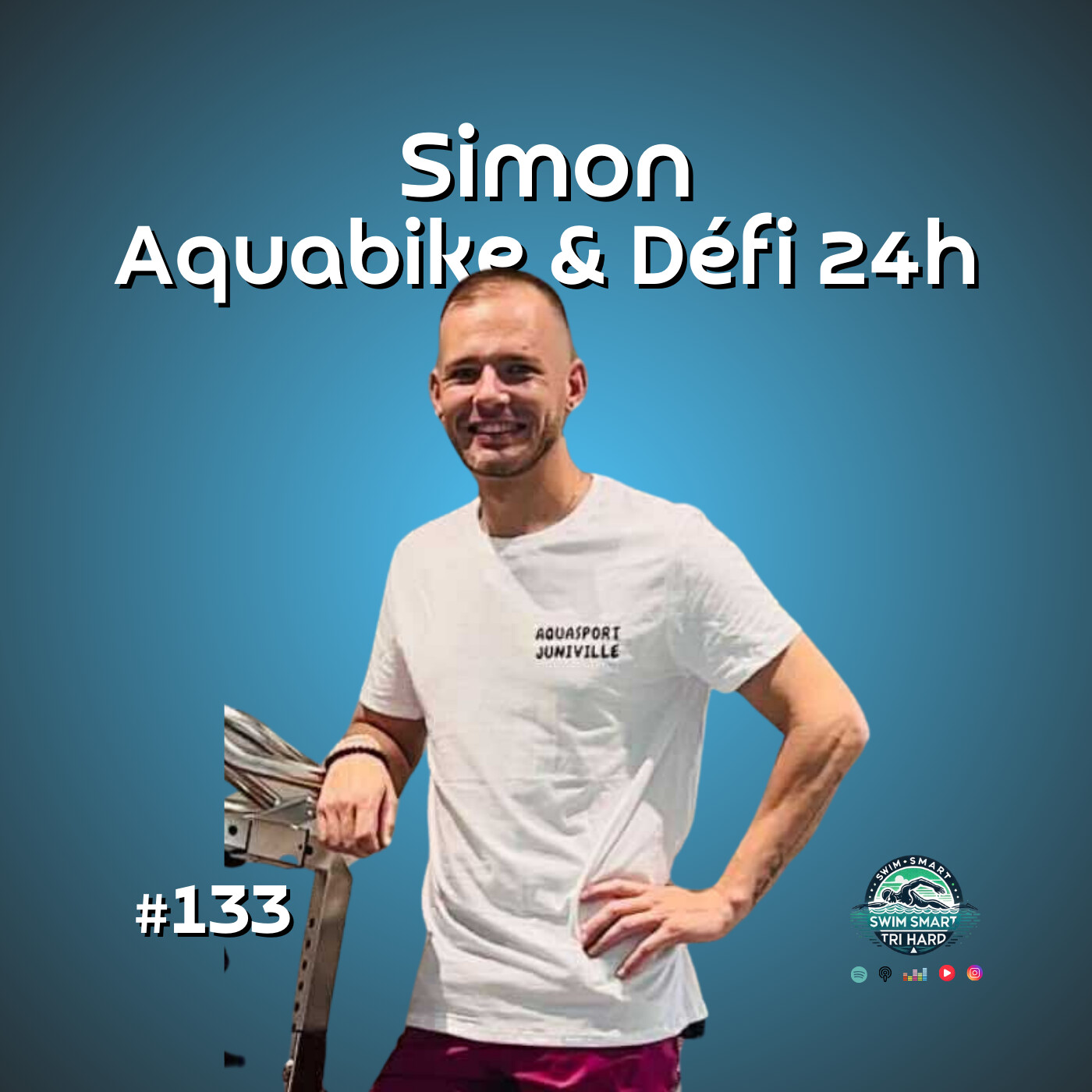 Aquabike, bienfaits cachés & défi 24h pour une bonne cause – avec Simon Duhant