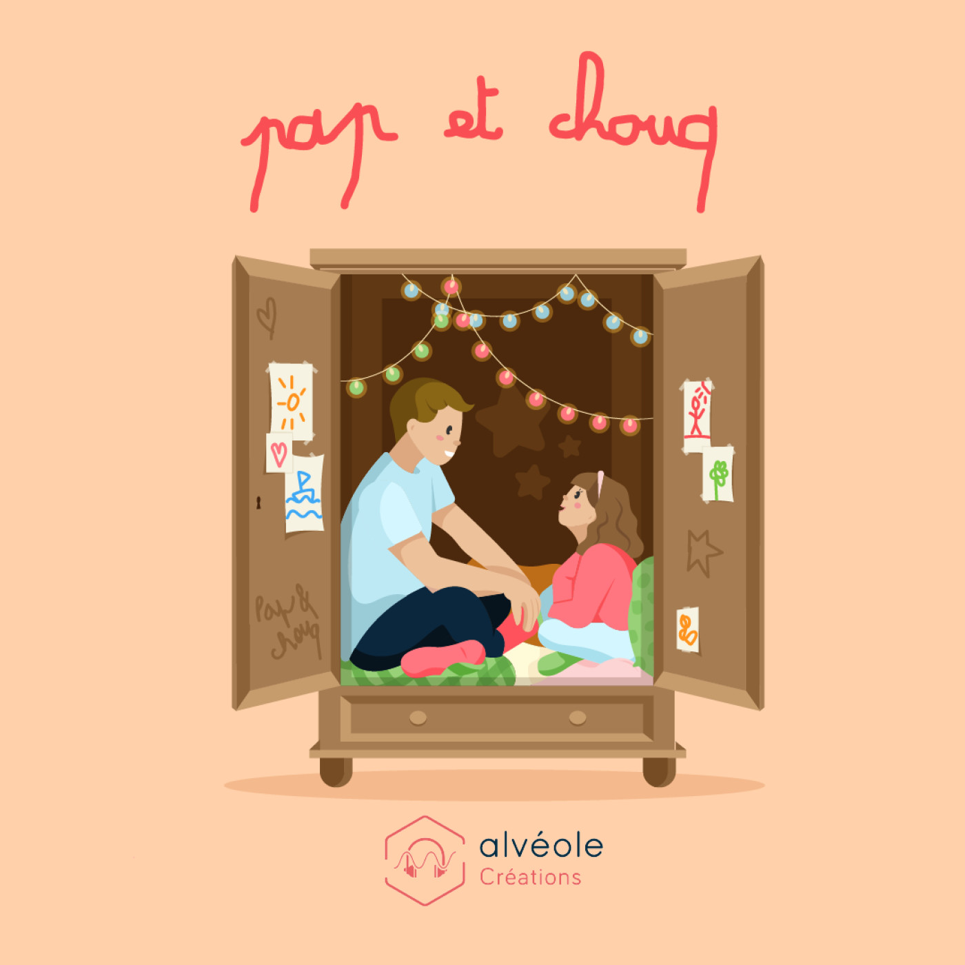 Calendrier de l'Avent - Pap et Chouq (8/24) - La grenouille et le doudou