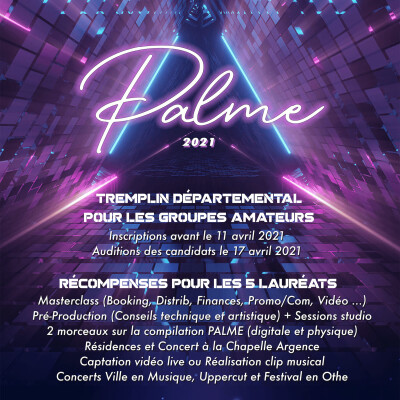 LE 16-19 - Tout sur le tremplin musiques actuelles Palme Aube 2021 cover