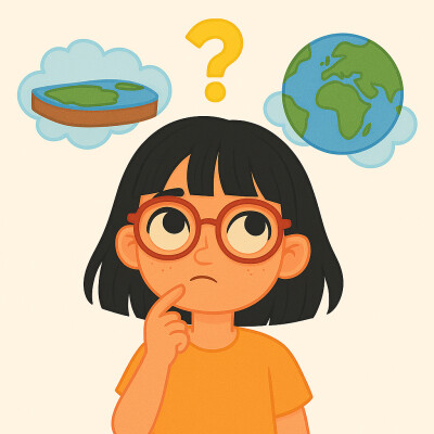 Pourquoi la Terre a l’air plate alors qu’elle est ronde ? cover