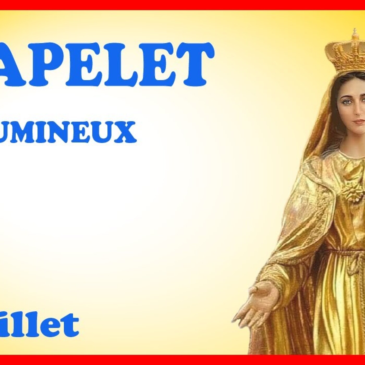 CHAPELET 🙏 Jeudi 4 Juillet - Mystères Lumineux episode artwork