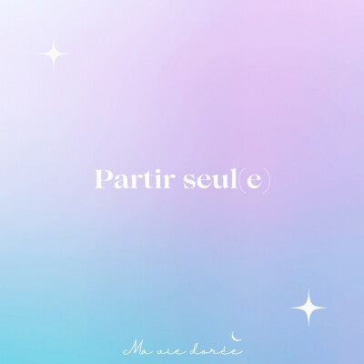 Partir seul(e) cover