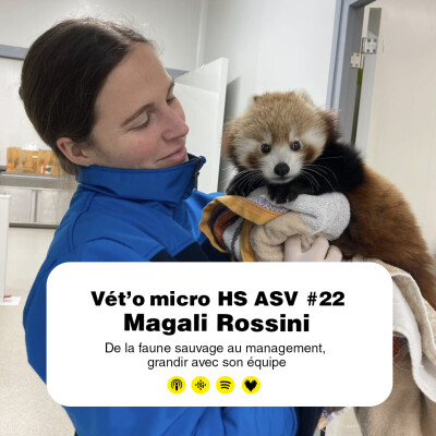 HS ASV #22 - Magali Rossini : De la faune sauvage au management, grandir avec son équipe cover
