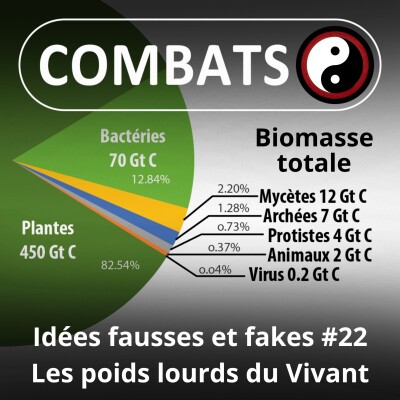 S06E22 Idées fausses : La (si méconnue) répartition de la biomasse du Terre cover