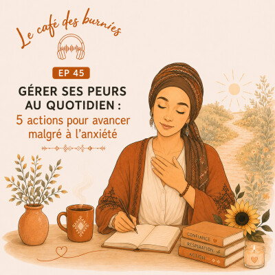 EP 45 GÉRER SES PEURS AU QUOTIDIEN : 5 actions pour avancer malgré à l'anxiété cover