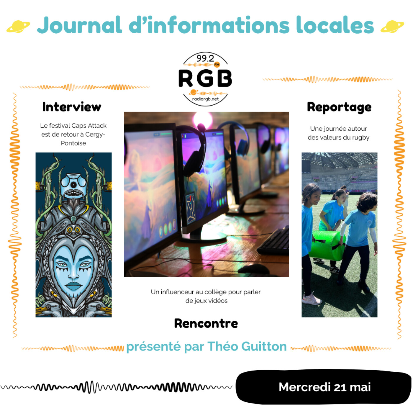 Le journal d\'informations locales - Radio RGB Cergy-Pontoise