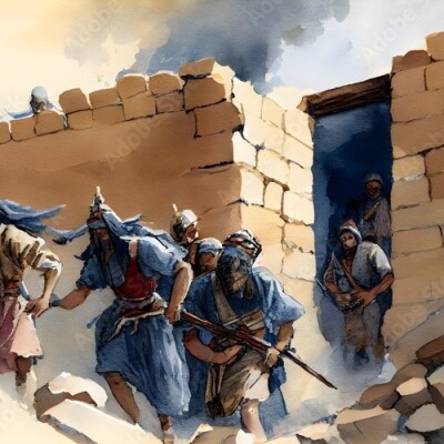 Josué 6 : 20 Josué et la chute de Jéricho cover