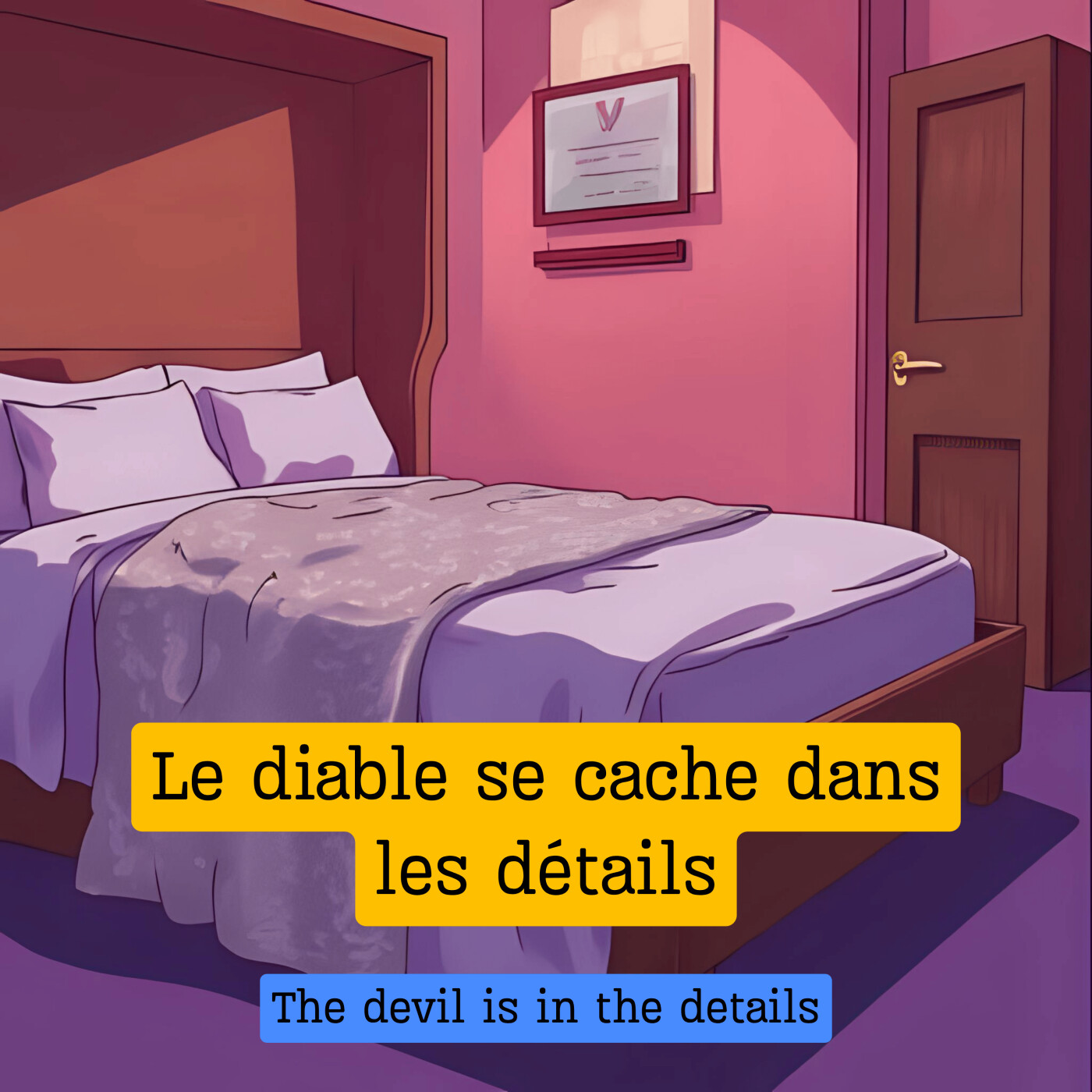 Expression française : "Le diable se cache dans les détails"