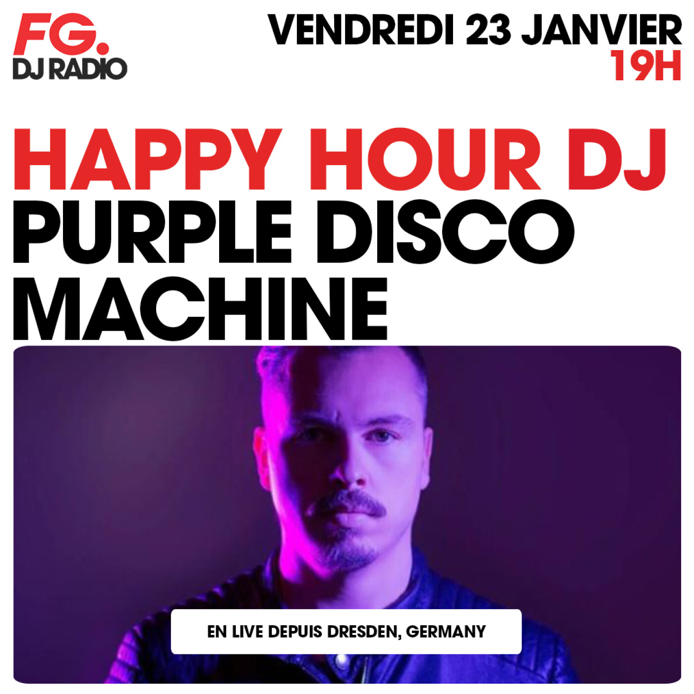 HAPPY HOUR DJ : PURPLE DISCO MACHINE