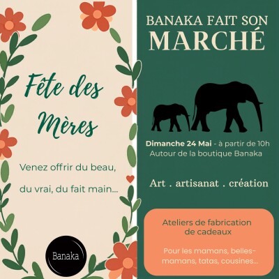 Elodie au marché de créateurs a Cambo organisé par Banaka cover