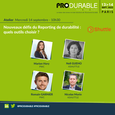 Kshuttle - Nouveaux défis du Reporting de durabilité : quels outils choisir ? #2 cover