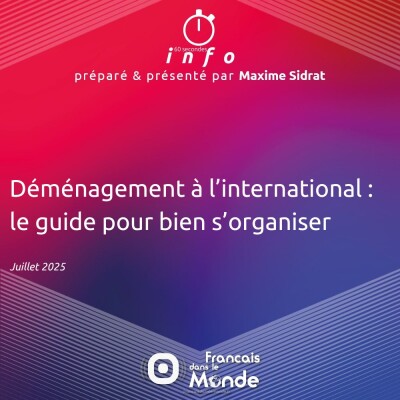 Déménagement à l'international : le guide pour bien s'organiser cover