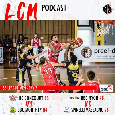 SBL Day 7 - Boncourt vs Monthey & Nyon vs Massagno. cover