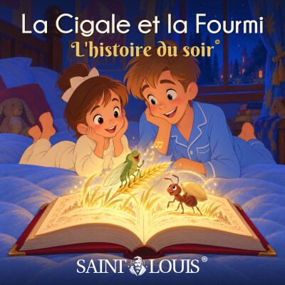 La Cigale et la Fourmi, fable de La Fontaine : histoire du soir pour enfants cover