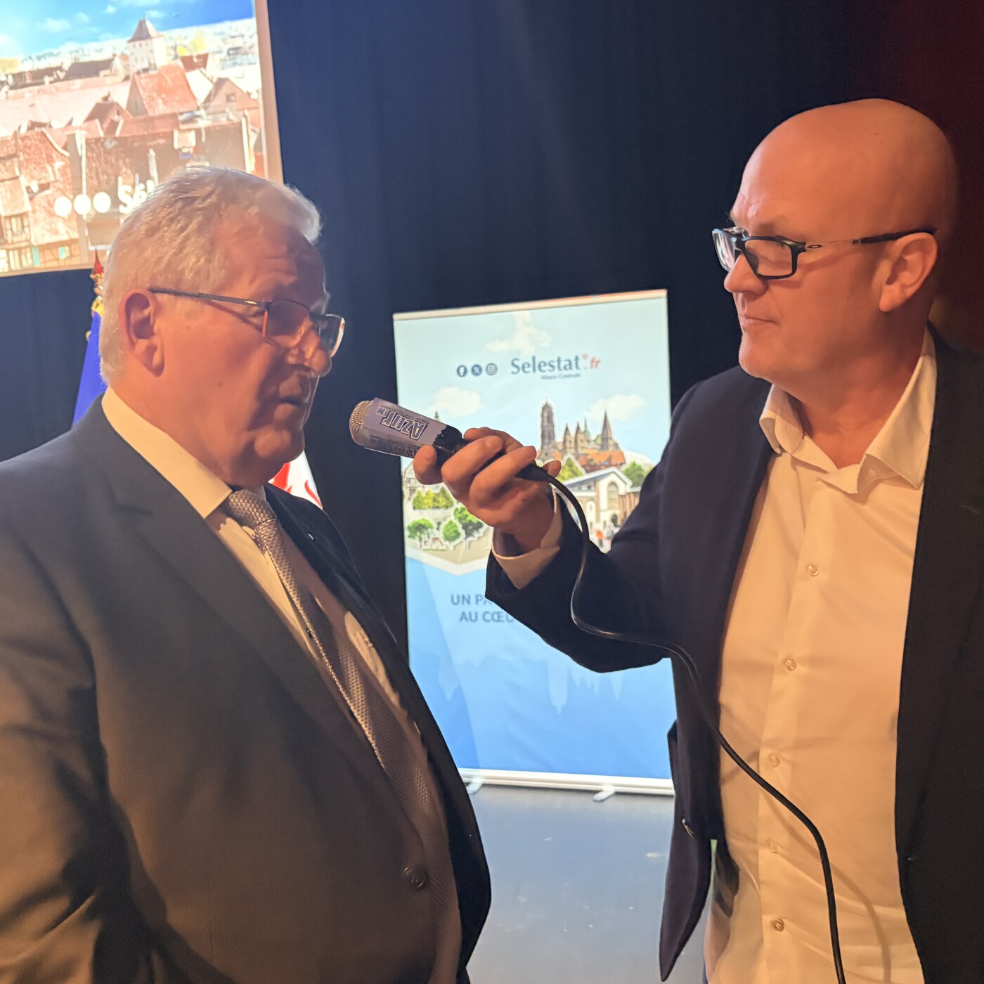 Sélestat, vendredi Marcel BAUER présentait ses derniers voeux en temps que Maire !