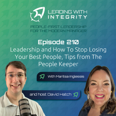 Ep.210: Leadership and How To Stop Losing Your Best People, Tips from The People Keeper, with Maritsa Inglessis | Leadership Podcasts cover
