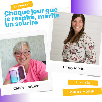Episode podcast I Tricoter avec les événements de la vie avec Cindy Morin cover