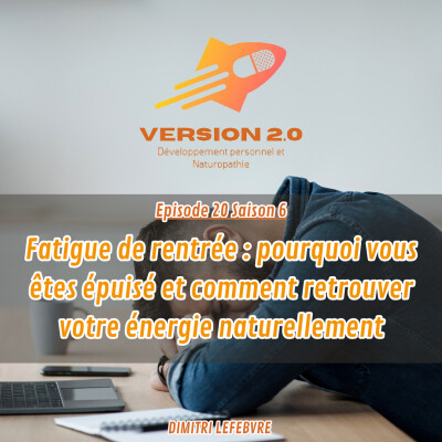 Fatigue de rentrée : pourquoi vous êtes épuisé et comment retrouver votre énergie naturellement cover