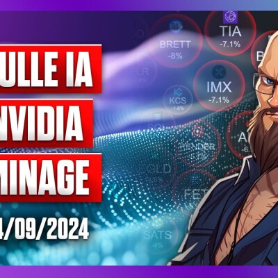 🚀🤖 L'explosion de la bulle IA est une bonne nouvelle pour BITCOIN ! - 04/09/2024 cover
