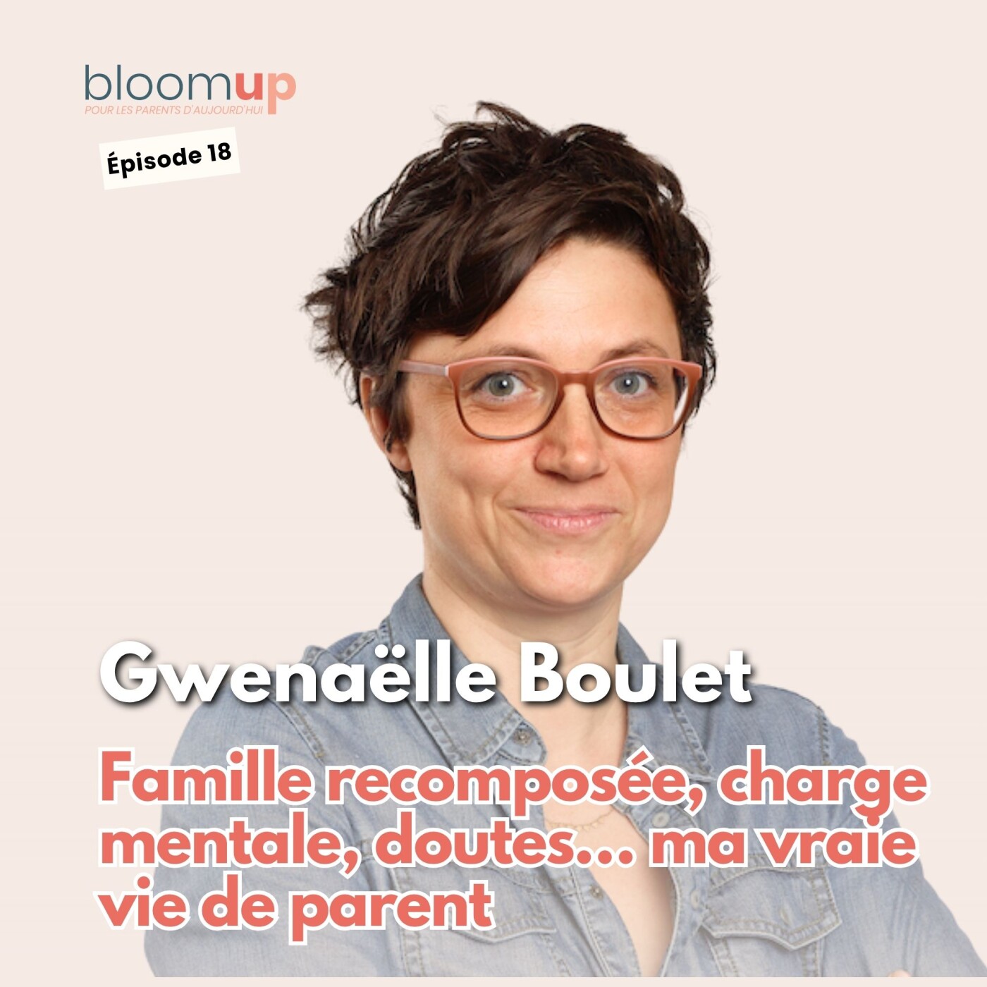 Gwenaëlle Boulet - Famille recomposée, charge mentale, doutes... ma vraie vie de parent (@gwenaelle_boulet) — Bloom Up - Le podcast des parents d'aujourd'hui
