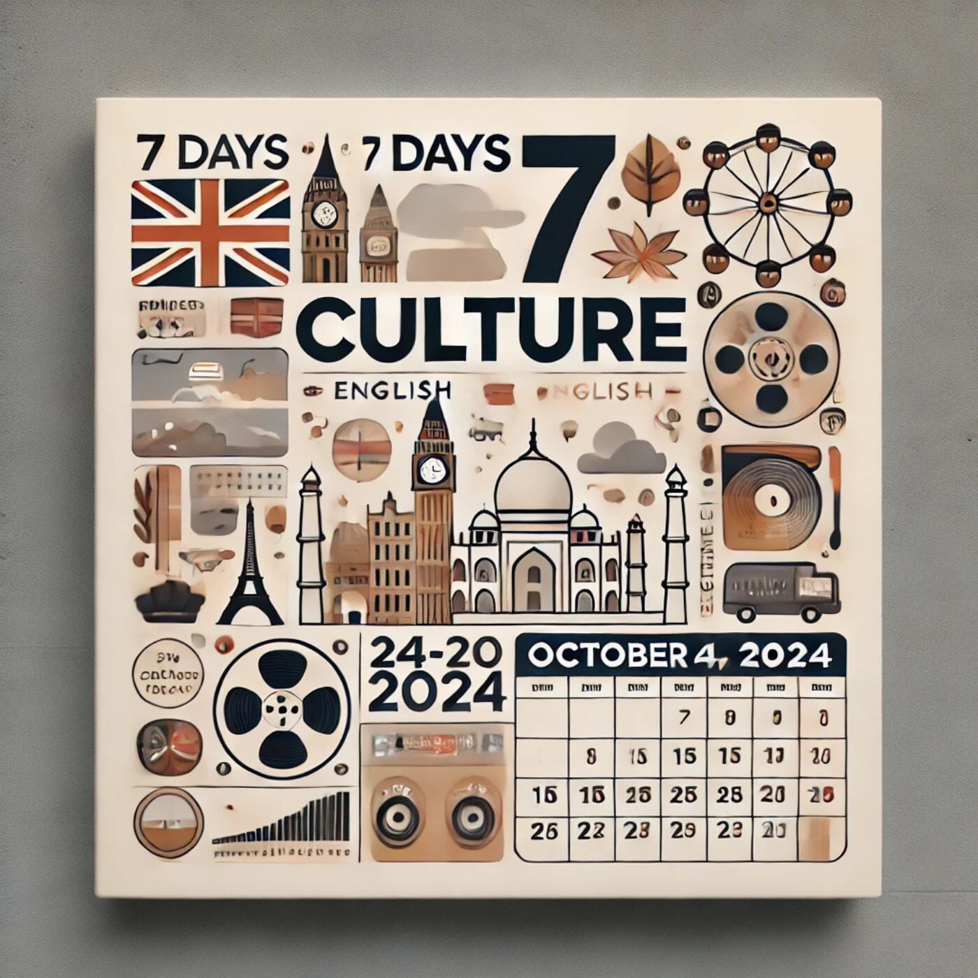 Podcast in English "7 Days Culture" du 24-10-2024