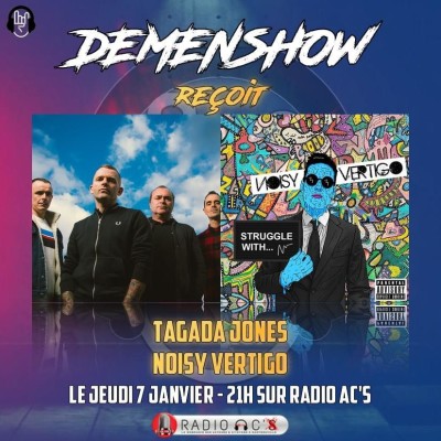 Invités  TAGADA JONES & NOISY VERTIGO cover