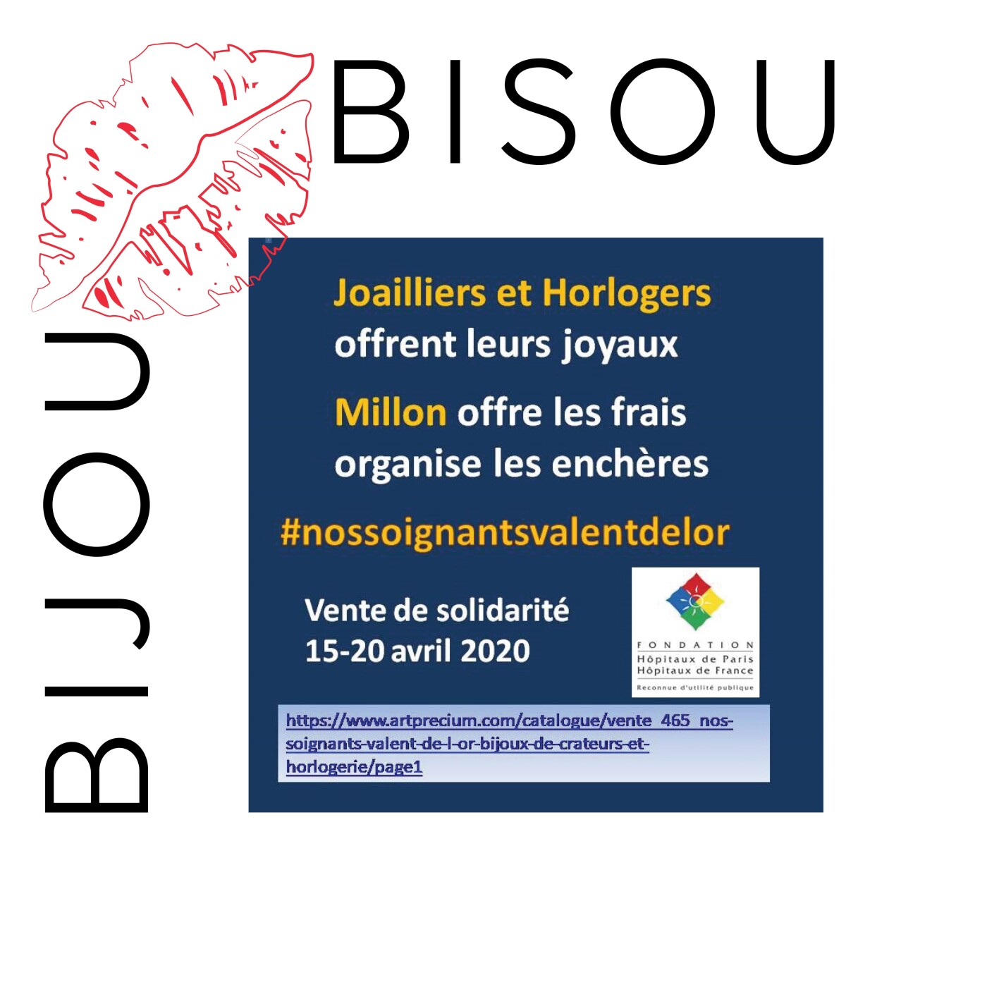 Le bijou comme un bisou