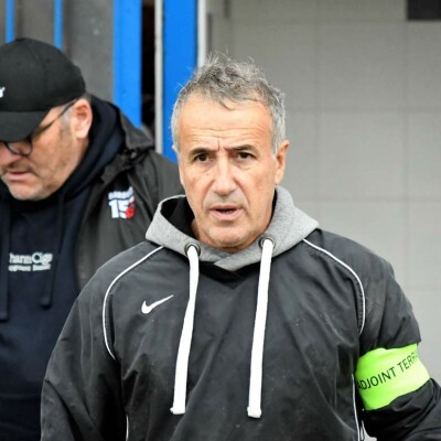 Jean-Marc Lanne-Petit, le coach de l'UAGM exprime sa satisfaction après la belle victoire à Lormont (25-29) dans les dernières minutes cover