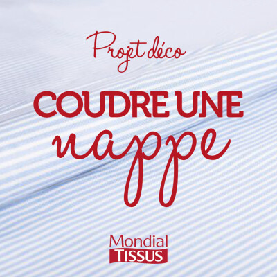Coudre une nappe : matières et accessoires. cover
