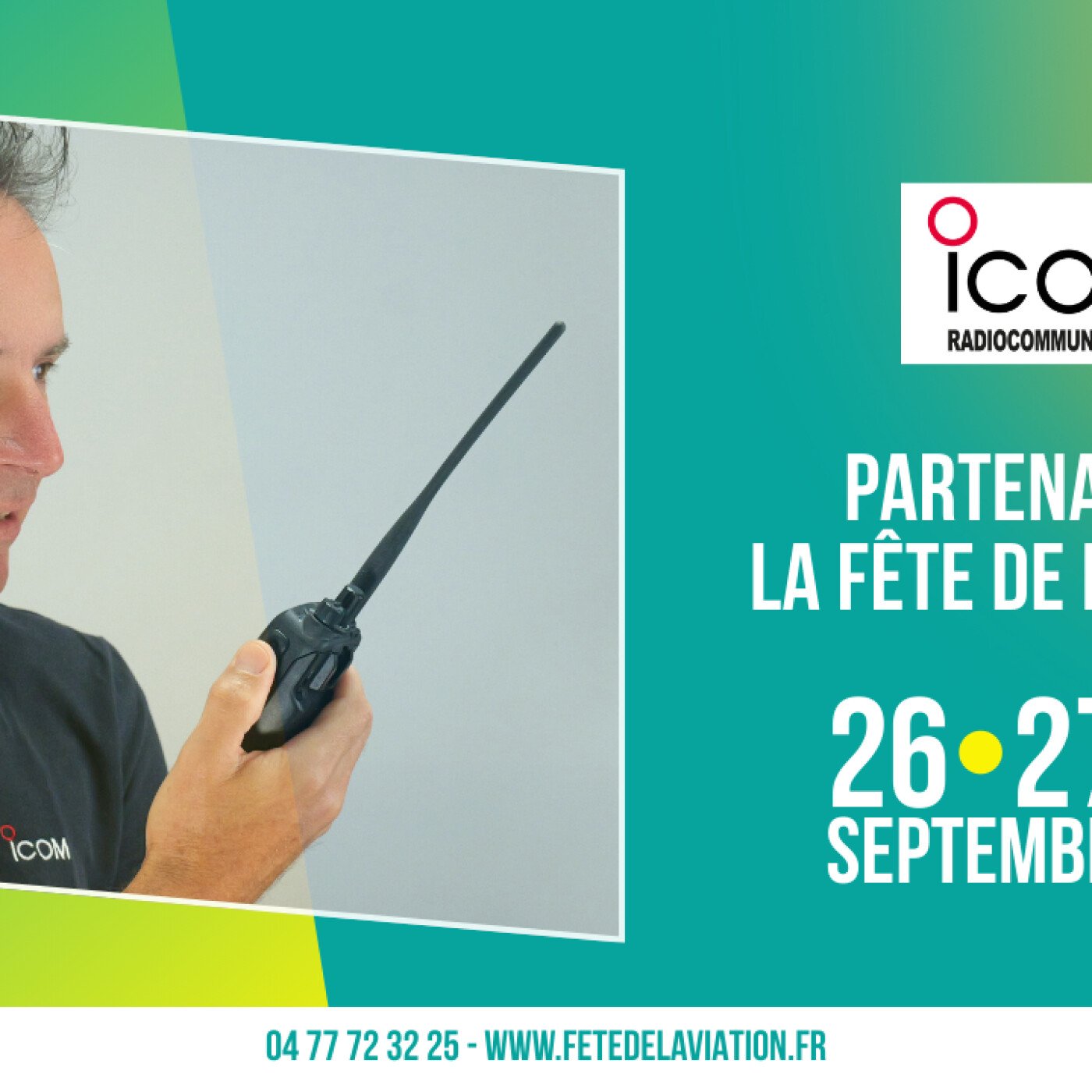 [ 🎉 Icom France Partenaire Fête de L’aviation ✈ ]