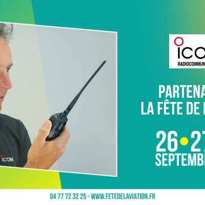 [ 🎉 Icom France Partenaire Fête de L’aviation ✈ ] cover