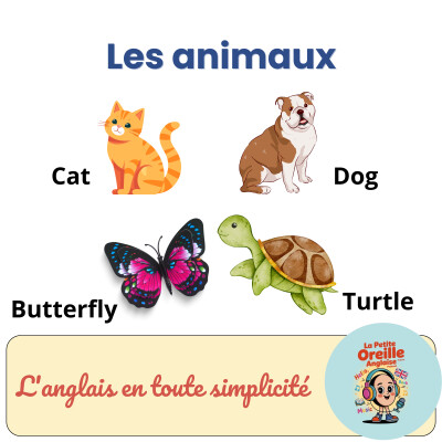 Les animaux en anglais cover