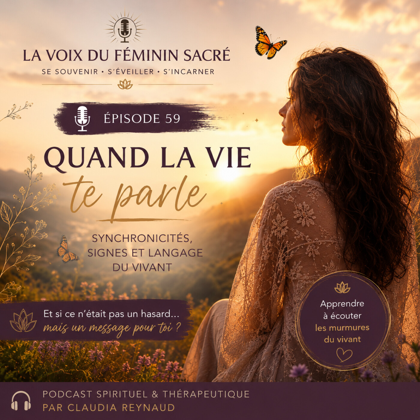 Épisode 59 : Quand la vie te parle - Synchronicités, signes et langage du vivant ✨ episode artwork