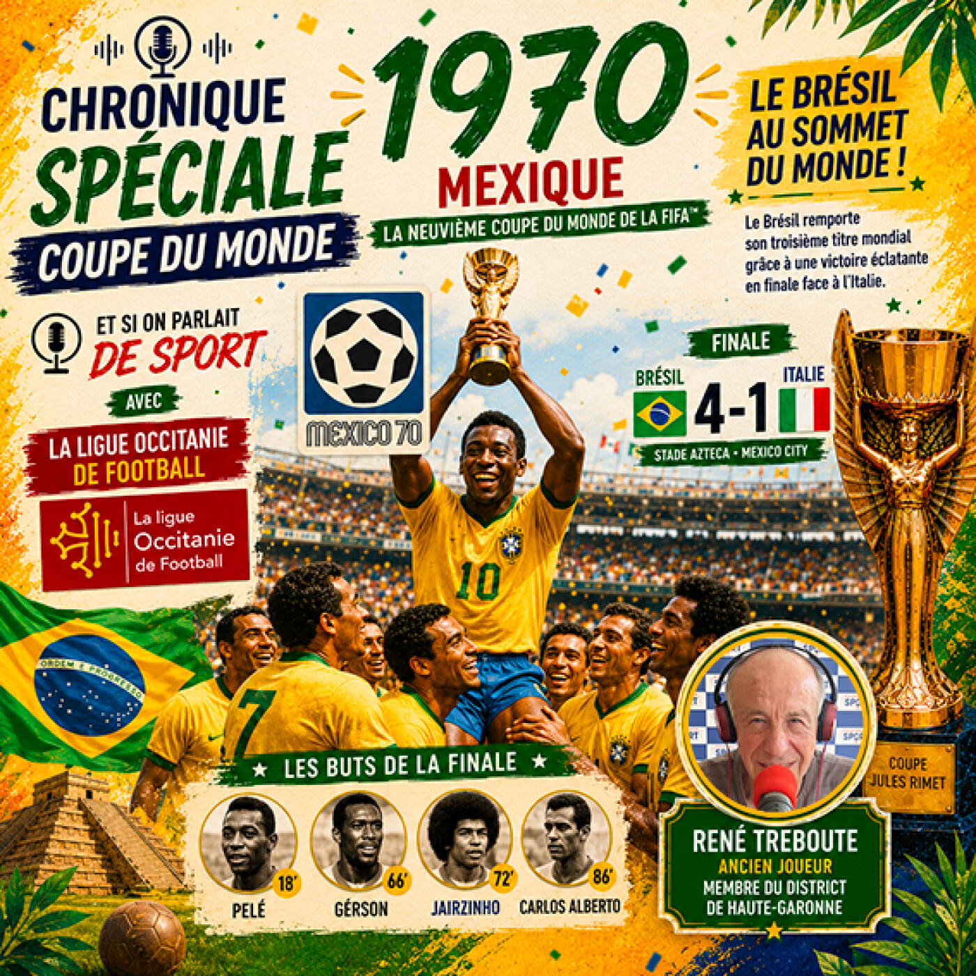 Chronique spéciale Coupe du Monde de Football N°9 - 1970 Mexique episode artwork