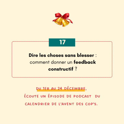 [17/24] Dire les choses sans blesser : comment donner un feedback constructif ? cover