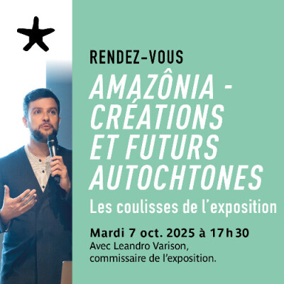 Les rendez-vous du salon de lecture - Les coulisses de l'exposition "Amazônia - Créations et futurs autochtones" cover