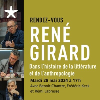 Les rendez-vous du salon de lecture - René Girard dans l'histoire de la littérature et de l'anthropologie cover